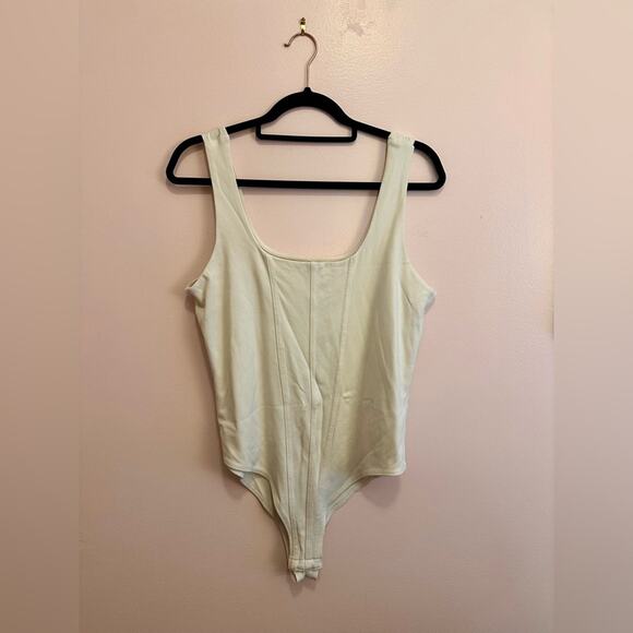 A New Day Dream Corset Style Square Neck Bodysuit Large - Picture 1 of 8